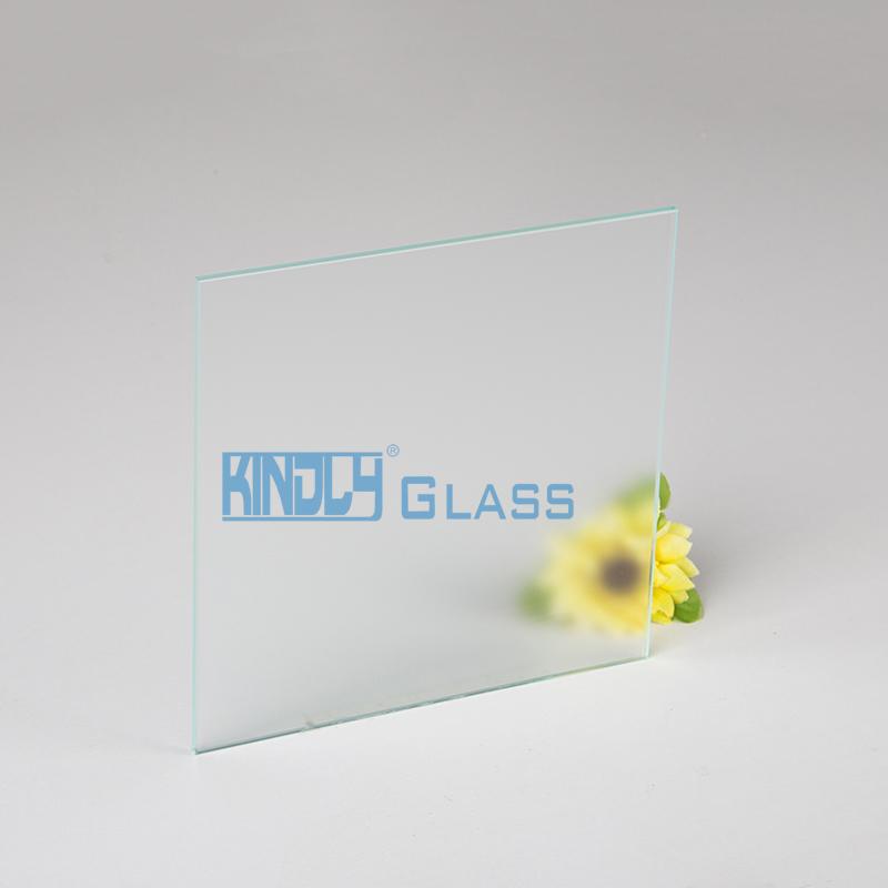 Anti-Glare Acid Etched Float Clear Glass VT55 without Fingerprint 